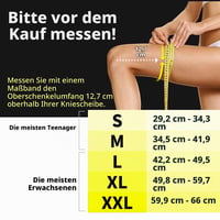 POWERLIX Kompresná bandáž na koleno pre ženy a mužov, na meniskus, artritídu, ACL, beh, basketbal, šport, béžová, veľkosť XXL 6
