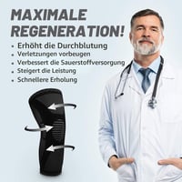 Kompresný návlek na koleno POWERLIX – veľkosť XXL, čierny – na meniskus, artritídu, ACL, beh, šport, vzpieranie, volejbal 6