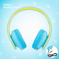 Detské Bluetooth slúchadlá PowerLocus s mikrofónom a obmedzením hlasitosti na 85 dB 5
