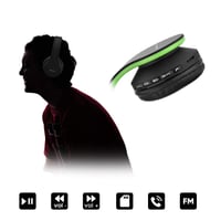 Bluetooth slúchadlá PowerLocus P1 s mikrofónom, skladacie stereo slúchadlá s funkciou Micro SD a FM rádia, pre telefón, PC a tablet 2