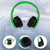 Bluetooth slúchadlá PowerLocus P1 s mikrofónom, skladacie stereo slúchadlá s funkciou Micro SD a FM rádia, pre telefón, PC a tablet 5