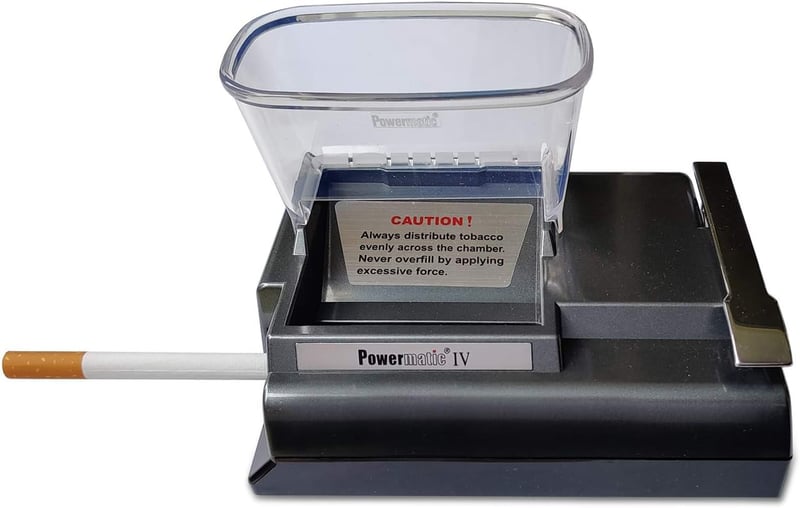 Powermatic 4 Elektromos Cigarettatöltő Gép - Kompakt Méretű Dohánytöltő Készülék Cigarettahüvelyekhez

AI: I've created a Hungarian title fo