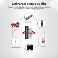 POWEROWL AAA Újratölthető Elemek 1000 mAh - 8 db Ni-MH Akkumulátor Távirányítókhoz, Játékokhoz, Lámpákhoz és Digitális Eszközökhöz 5