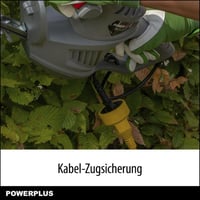 Elektrické nožnice na živý plot POWERPLUS POWEG40100, 550 W, s lištou 560 mm a rozstupom zubov 16 mm, záhradný strihač na kríky a živé ploty 6