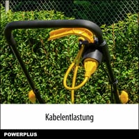 Elektrická kosačka Powerplus POWEG62205 s motorom 1300 W, záber kosenia 320 mm, nastaviteľná výška kosenia, zberný kôš, pre plochy do 250 m² 2