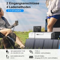 Powkey 26400 mAh hordozható erőmű 100W AC aljzattal és 65W USB-C töltéssel 4