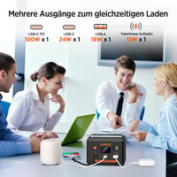 Prenosná nabíjacia stanica Powkey S99 30000 mAh 96 Wh LiFePO4 100 W USB-C LED – chybná, na náhradné diely: Na nič nereaguje (stav: pozri 2. obrázok) 9