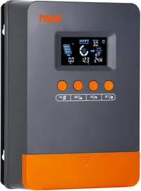 PowMr MPPT Napelem Töltésvezérlő 45A 12V/24V Autóhoz, Ólom-Sav és Lítium Akkumulátorokhoz, 80V Max PV Bemenet 1