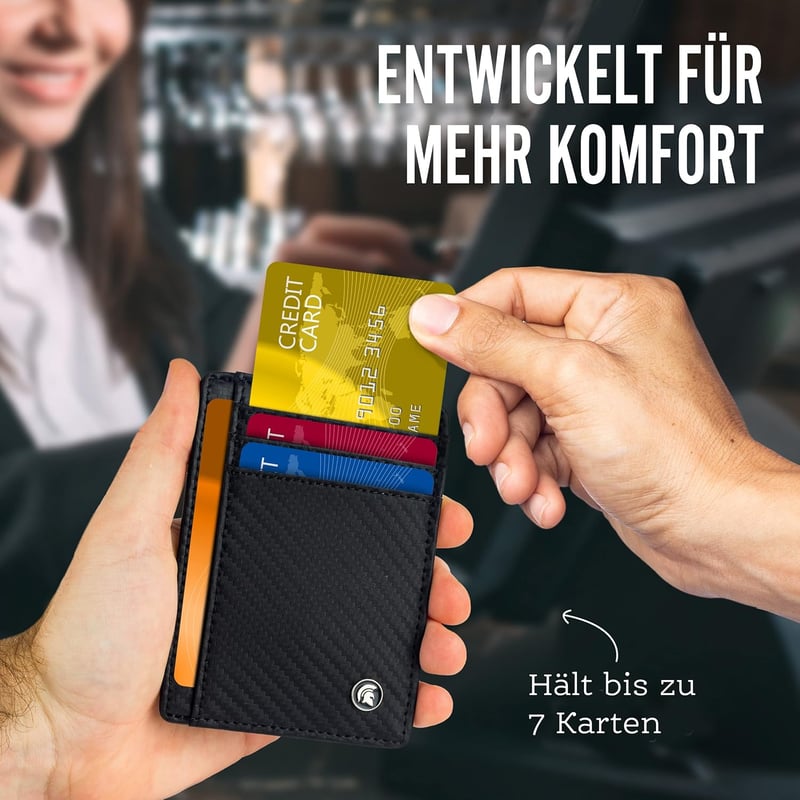 POWR Bankkártya Tartó RFID Védelemmel 7 Kártyához