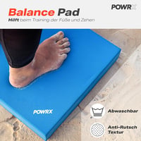 POWRX Balance Pad 40x34x5cm egyensúly és stabilitás tréning párnával 2