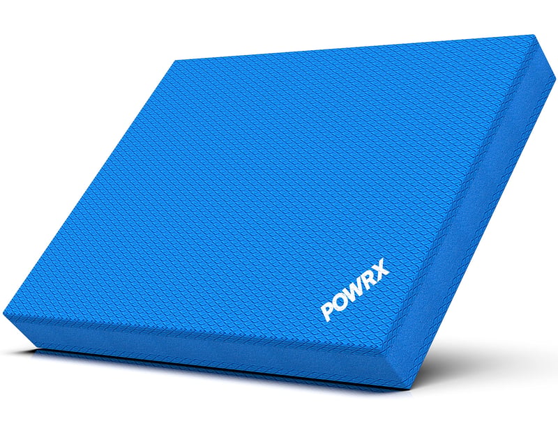 POWRX Balance Pad jastuk za vježbanje ravnoteže - plavi - 40x34x5 cm