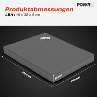 POWRX Balance Pad egyensúlyozó párnázat edzéshez és stabilitás tréninghez 4