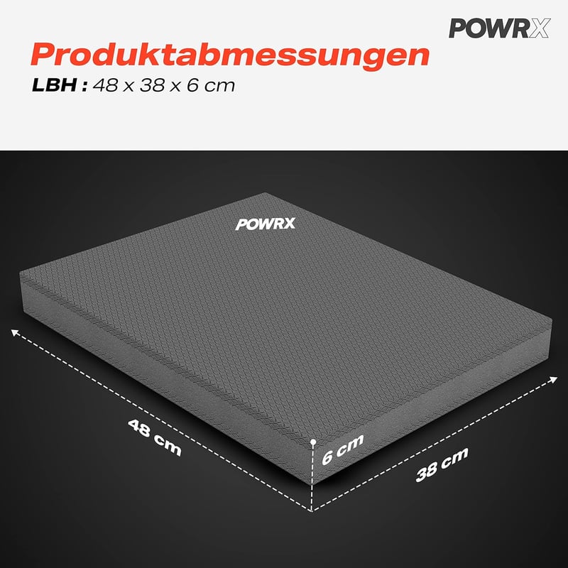 POWRX Balance Pad egyensúlyozó párnázat edzéshez és stabilitás tréninghez