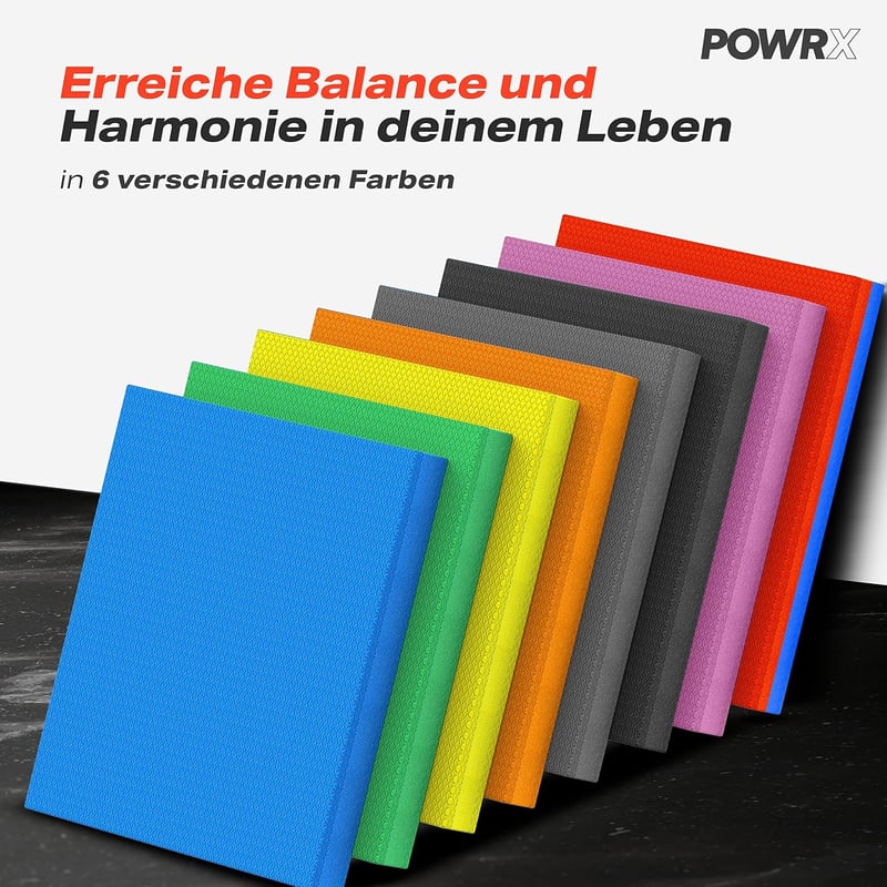 POWRX Balance Pad 40x34x5cm egyensúly és stabilitás tréning párnával