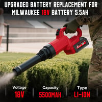 Powtree 2x 18V 5.5Ah Milwaukee M18 Akkumulátor Csere Kompatibilis 2