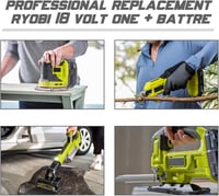 Powtree 2x 18V 5500mAh Ryobi ONE+ Akkumulátor LED kijelzővel 5