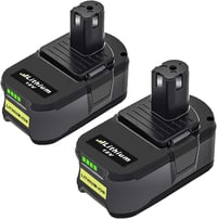 Powtree 2x 18V 5500mAh Ryobi ONE+ Akkumulátor LED kijelzővel 1