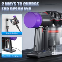 Powtree Dyson V10 / SV12 csereakkumulátor 6,0 Ah - szűrővel és csavarokkal 8