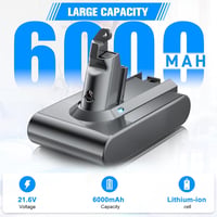 Powtree V6 csere akkumulátor Dyson V6 / DC62 / SV03 porszívóhoz 2