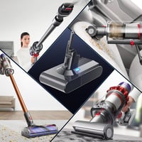 Powtree V8 csere akkumulátor Dyson V8 Absolute/Animal/Fluffy porszívóhoz, 2 szűrővel 6