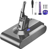 Powtree V8 csere akkumulátor Dyson V8 Absolute/Animal/Fluffy porszívóhoz, 2 szűrővel 1