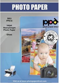 PPD A4 Prémium Fényes Fotópapír 260g/m² - 50 lapos, Vízálló, Azonnal Száradó Tintasugaras Nyomtatókhoz 1