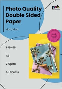 PPD Inkjet Fényes Mágneses Fotópapír A4 - 5 lapos csomag - Hűtőre, fémfelületekre rögzíthető - Fehér, 80g - Tintasugaras nyomtatókhoz 1