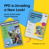 PPD Inkjet Fényes Mágneses Fotópapír A4 - 5 lapos csomag - Hűtőre, fémfelületekre rögzíthető - Fehér, 80g - Tintasugaras nyomtatókhoz 2