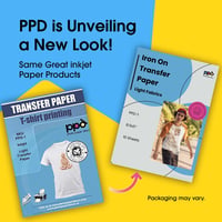 PPD Tintasugaras Vasalható Transzferpapír Világos Textilekhez - A4 Méret, 10 Lapos Csomag, Fehér, Tintasugaras Nyomtatókhoz 2