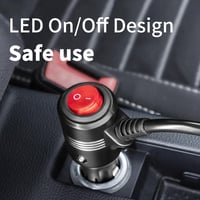 Predlžovací kábel PPpanda 12V 5 m so zástrčkou do autozapaľovača, vypínačom a poistkou do auta 3
