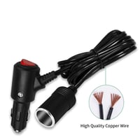 Predlžovací kábel PPpanda 12V 5 m so zástrčkou do autozapaľovača, vypínačom a poistkou do auta 4