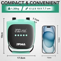 PPXIA 20PSI elektromos SUP pumpa 12V kettős fázisú felfújás-leeresztés 5