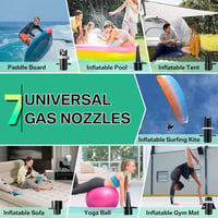 PPXIA 20PSI elektromos SUP pumpa 12V kettős fázisú felfújás-leeresztés 7