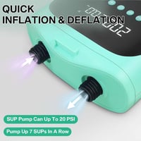 PPXIA 20PSI elektromos SUP pumpa 12V kettős fázisú felfújás-leeresztés 3