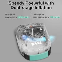 PPXIA 20PSI elektromos SUP pumpa 12V kettős fázisú felfújás-leeresztés 2