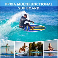 PPXIA Felfújható SUP Deszka 320cm 200kg Terhelhetőség Komplett Kiegészítésekkel 3