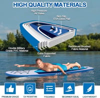PPXIA Felfújható SUP Deszka 320cm Stabil Paddleboard Teljes Felszereléssel - Blue 320 cm 2
