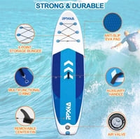 PPXIA Felfújható SUP Deszka 320cm Stabil Paddleboard Teljes Felszereléssel - Blue 320 cm 7