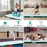 PPXIA Tornaszőnyeg Légutas 3m Tornagymnasztika Matrac 20cm Magasság Kiegészítőkkel 5