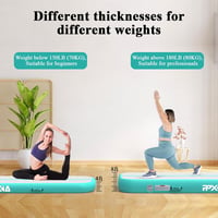 PPXIA felfújható tornaszőnyeg Air Track – 300×100×10 cm 8