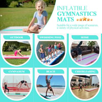 PPXIA felfújható tornaszőnyeg Air Track – 300×100×10 cm 5