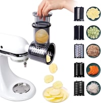 PQPO KitchenAid Mixer Szeletelő és Reszelő Adapter 5 Pengével 1