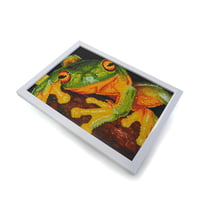 Ramă foto albă Pracht Creatives Hobby 6036-30111, 25x35 cm, cu geam din plexiglas și agățătoare de perete, design simplu 2