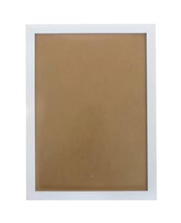Ramă foto albă Pracht Creatives Hobby 6036-30111, 25x35 cm, cu geam din plexiglas și agățătoare de perete, design simplu 1