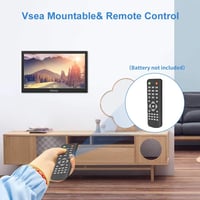 Prechen 11,6" hordozható monitor HD 1366x768 HDMI VGA AV BNC csatlakozóval 7