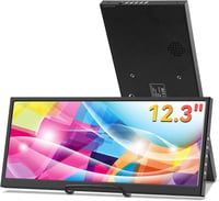 Prechen 12,3" IPS Másodlagos Monitor - Fém Hordozható Kijelző 1920x720 Felbontással, HDMI/USB-C, Beépített Hangszóróval Laptophoz, PC-hez

A 1
