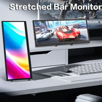 Prechen 12,3" IPS Másodlagos Monitor - Fém Hordozható Kijelző 1920x720 Felbontással, HDMI/USB-C, Beépített Hangszóróval Laptophoz, PC-hez

A 2