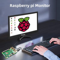 Prechen 13.3" Hordozható Monitor HDMI VGA USB Bemeneti Kijelző Beépített Hangszóróval 7