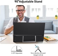 Prechen 23.8" hordozható érintőképernyős monitor USB-C HDMI 1080P 7