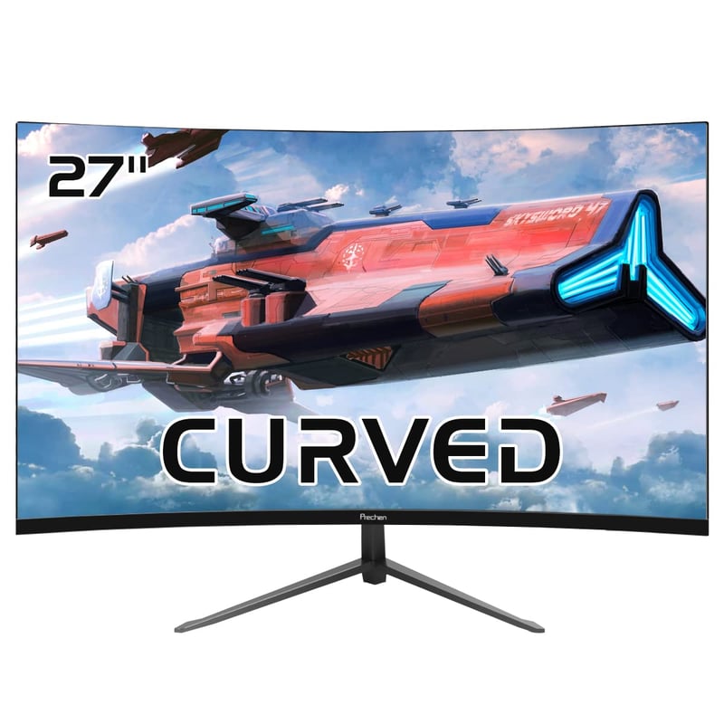 Monitor Curbat de Gaming Prechen 27" QHD - 240Hz, 1ms, 2560x1440, IPS, HDR400, AdaptiveSync, Difuzoare Integrate, VESA, DisplayPort, HDMI